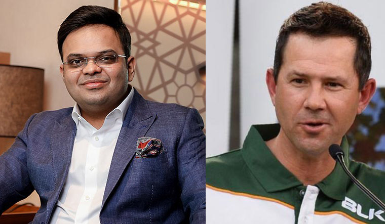 Jay Shah and Ricky Ponting